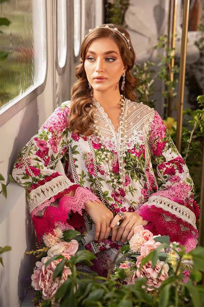 Maria.B MPRINT (Pink) Luxury Lawn Collection - Replica