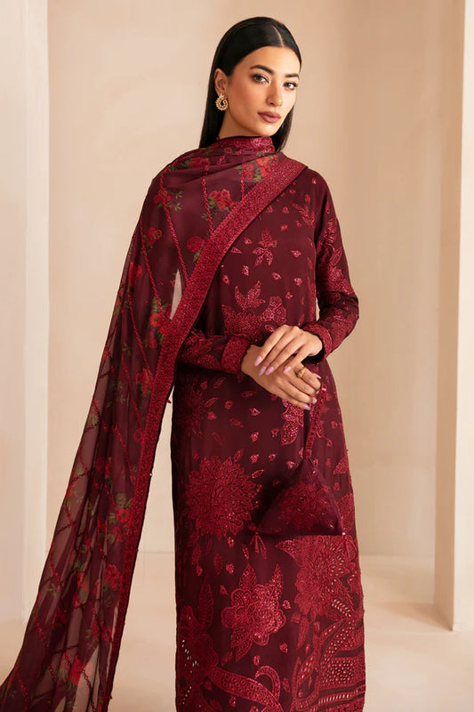 Jazmin Maroon Formal Collection Chiffon - Replica