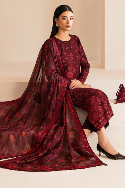 Jazmin Maroon Formal Collection Chiffon - Replica