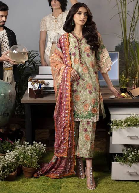 Alkaram Luxury Digital Printed Lawn  - Replica