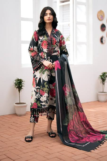 Baroque Luxury Printed Lawn Collection - Replica