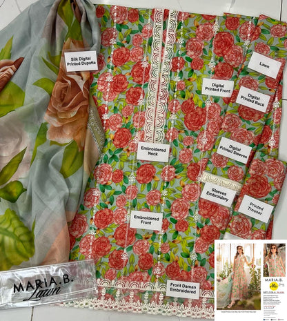 Maria.B MPRINT Luxury Printed Lawn Collection - Replica