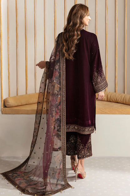 Jazmin Maroon Formal Collection Velvet - Replica