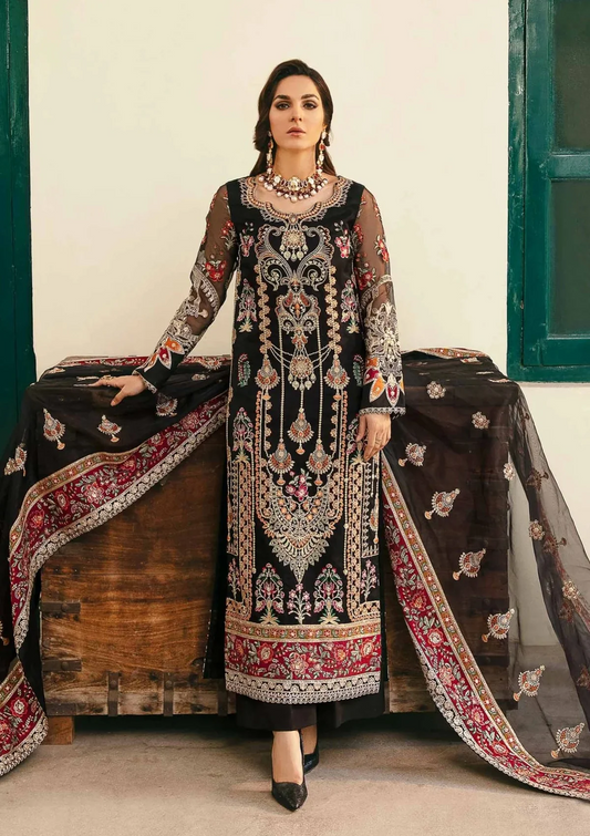 Akbar Aslam Formal Wear Organza  Collection- Replica