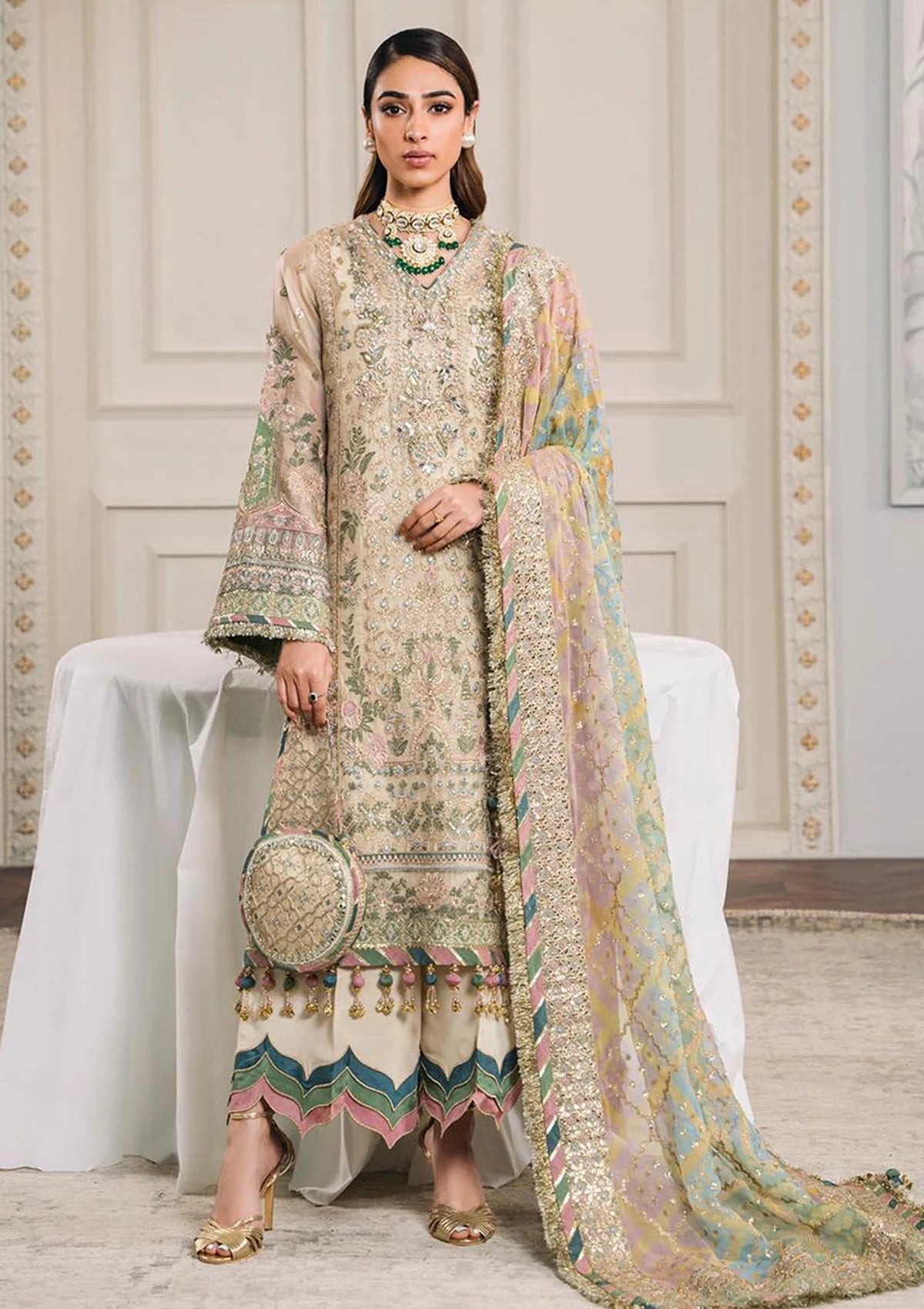 Baroque Skin Bridal Collection Khaadi Net - Replica