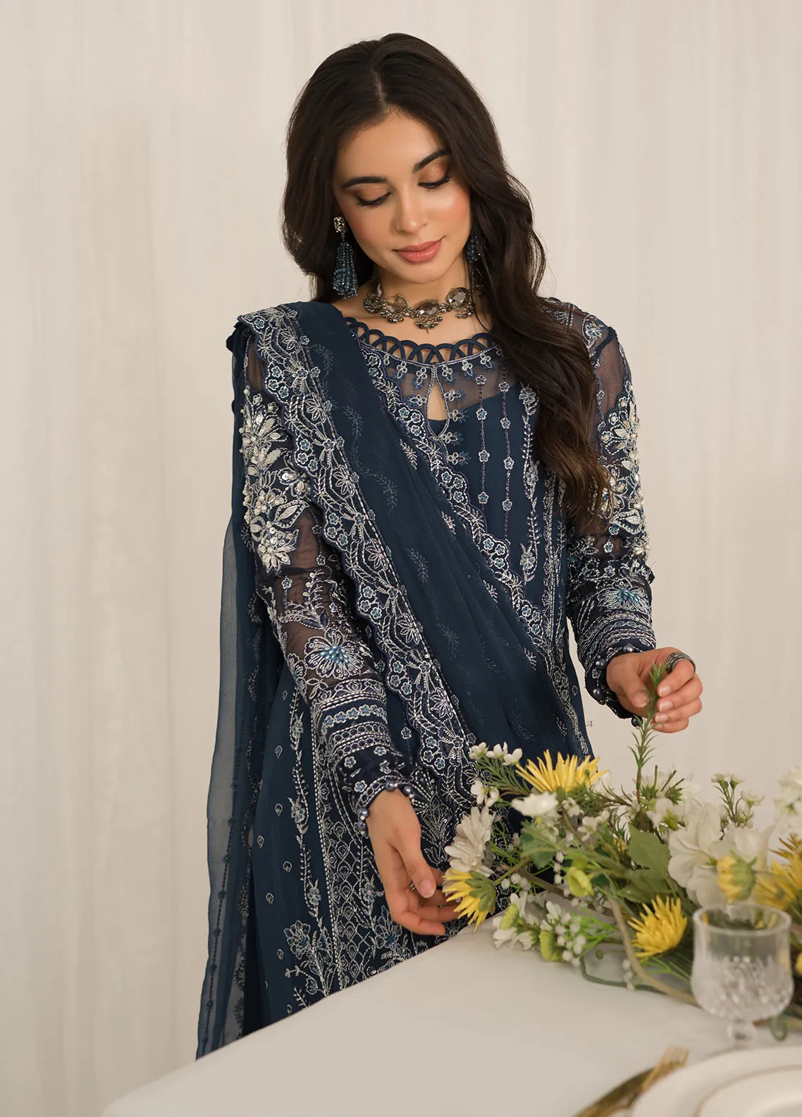 Gulaal Blue Formal Collection- Replica