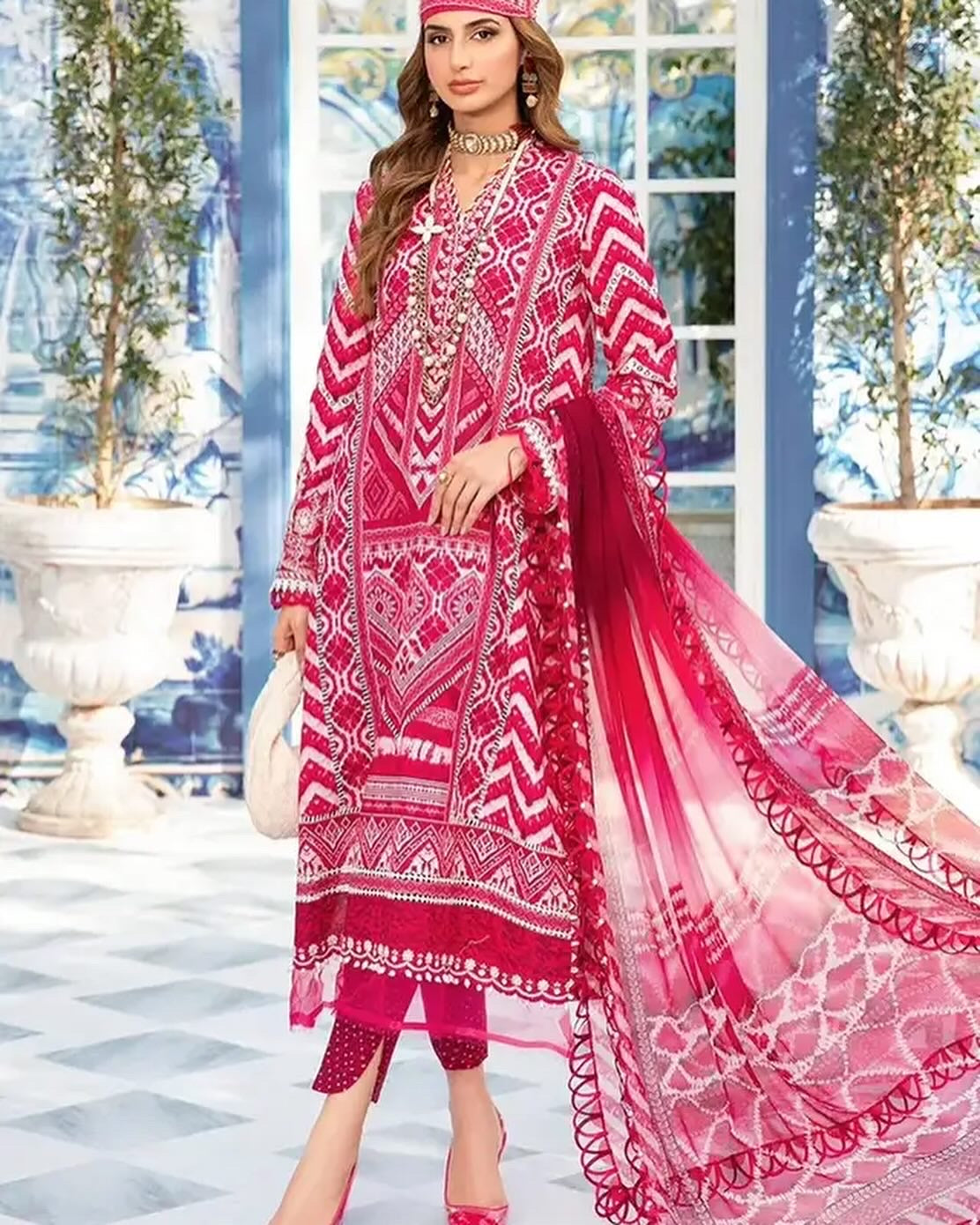 Maria.B MPRINT Luxury Embroidered Lawn Collection - Replica