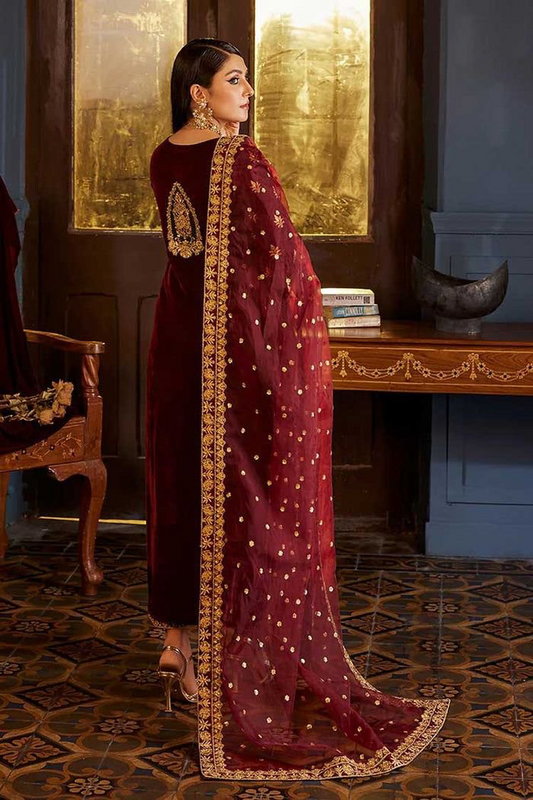 Zainab Chottani Collection Velvet - Replica