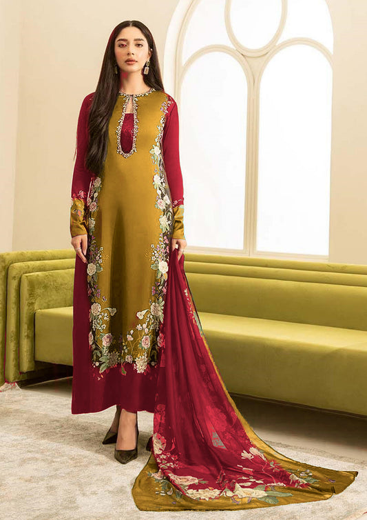 Lulusar Digital Printed Silk Formal Collection Replica