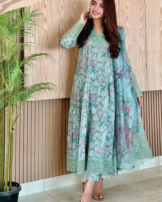 Iznik Hit Code Luxury Lawn Collection - Replica