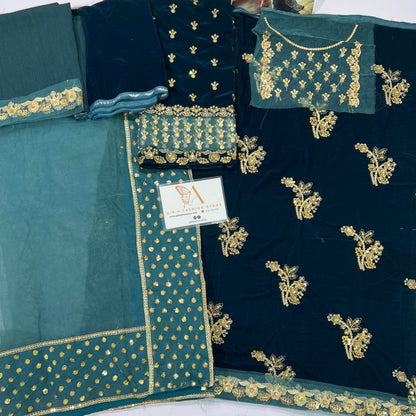 Afrozeh Zinc Formal Collection Velvet Replica