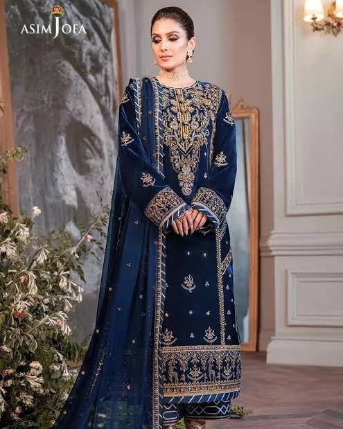 The Ayeza Edit Makhmal Royal Velvet Collection - Replica