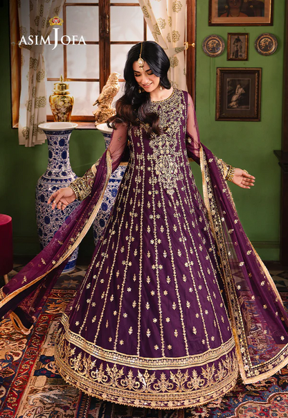 Asim Jofa Purple Formal Collection Maxi - Replica