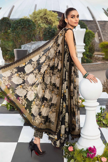 Maria B Black Mprint Lawn Collection - Replica