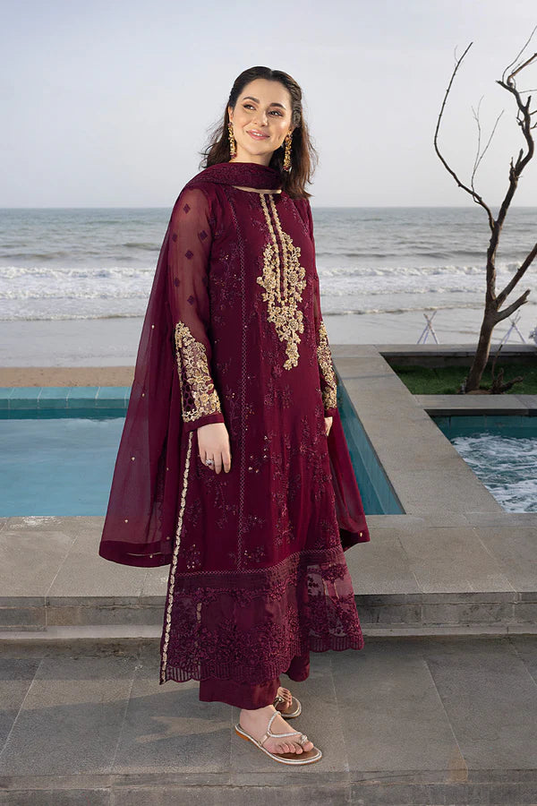 Azure Maroon Formal Collection Chiffon - Replica