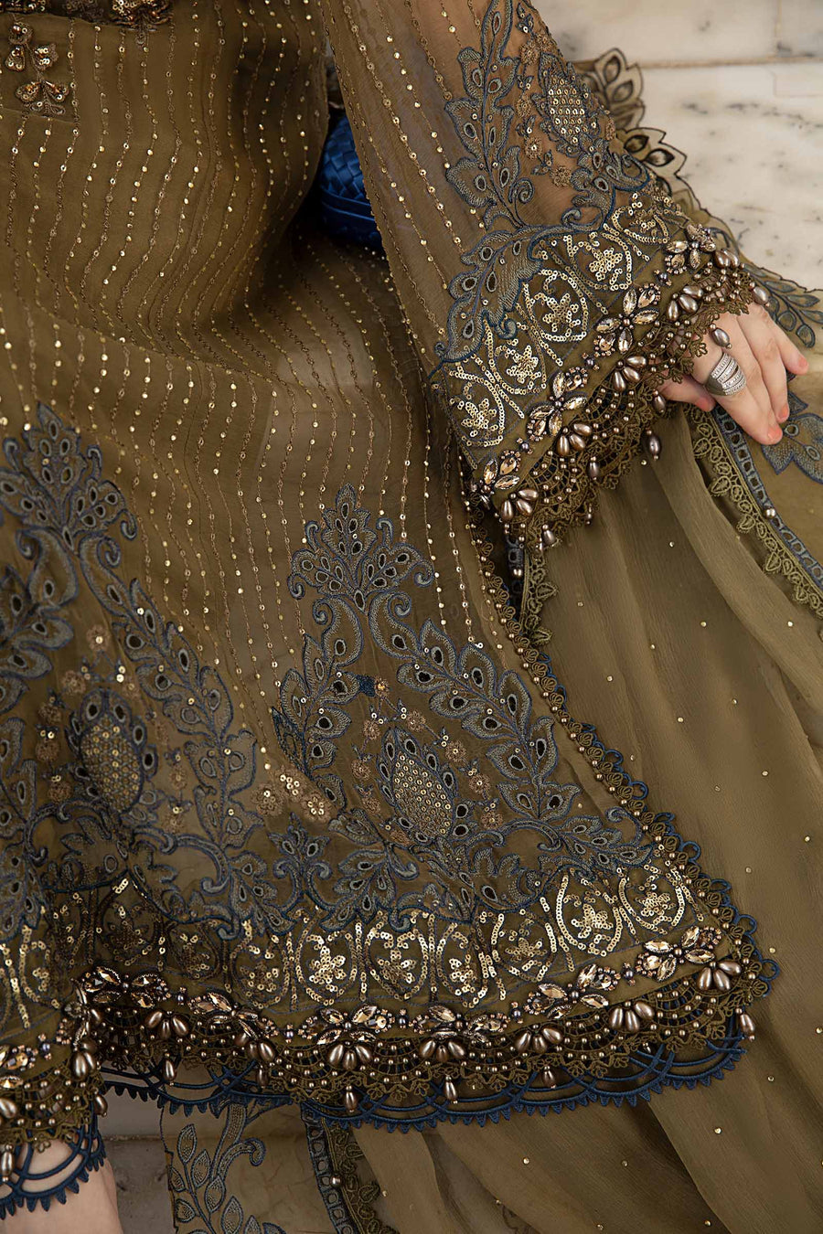 Maria.B Mehndi Formal Wear Collection - Replica