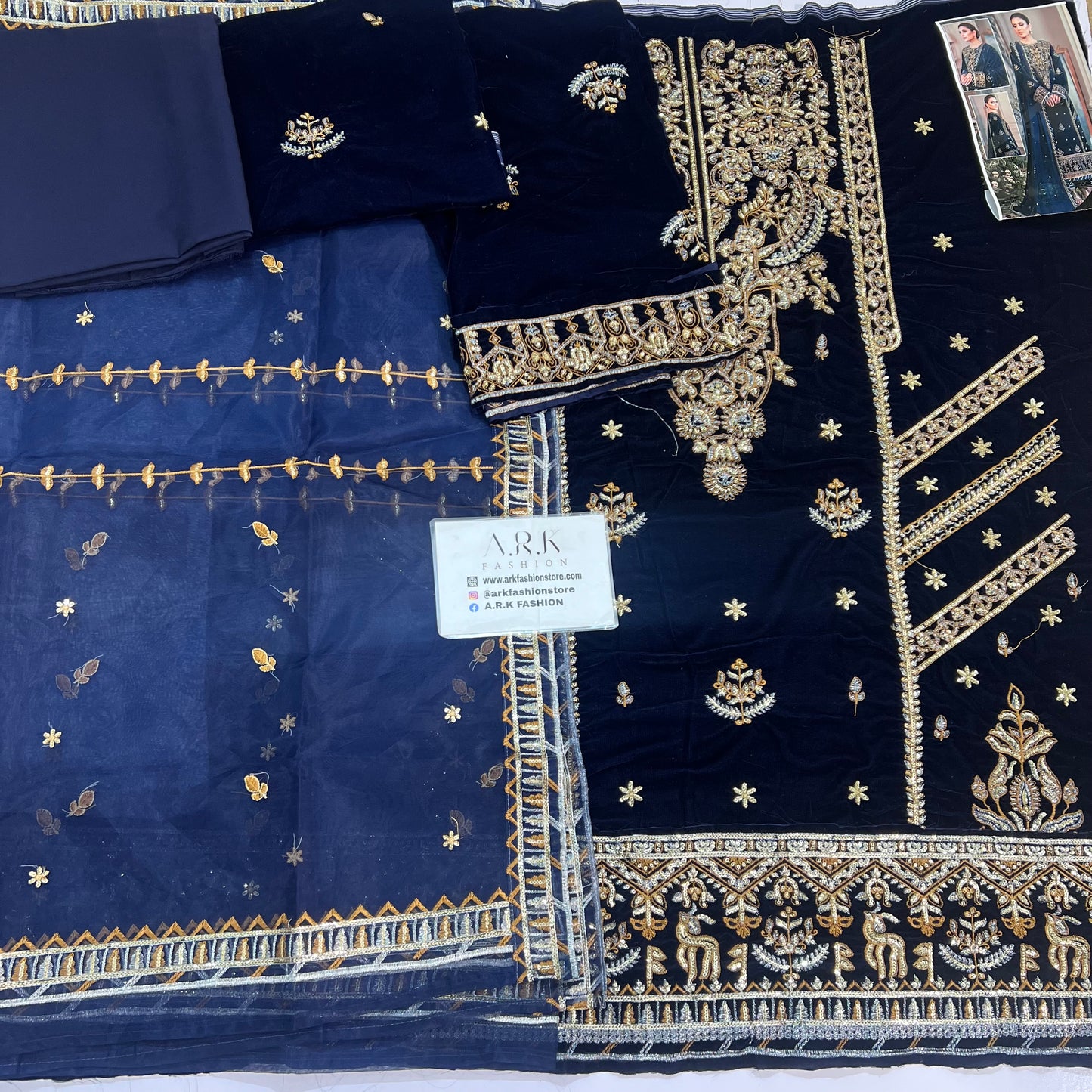 The Ayeza Edit Makhmal Royal Velvet Collection - Replica