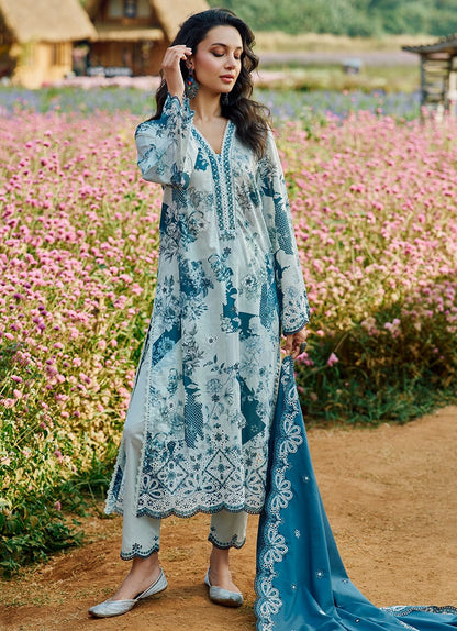 Image (Light Blue) Luxury Print Kari Collection - Replica