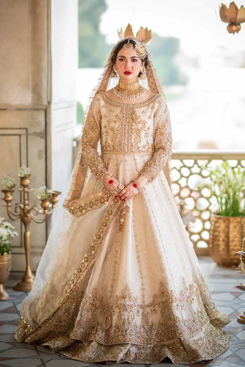 Maha Wajahat 16 Kali Maxi Bridal Wear Collection - Replica