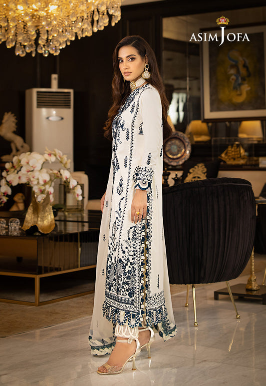 Asim Jofa White Form Wear Collection - Replica