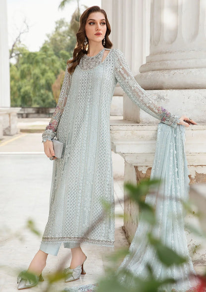 Maria B Seagreen Formal Collection Chiffon - Replica