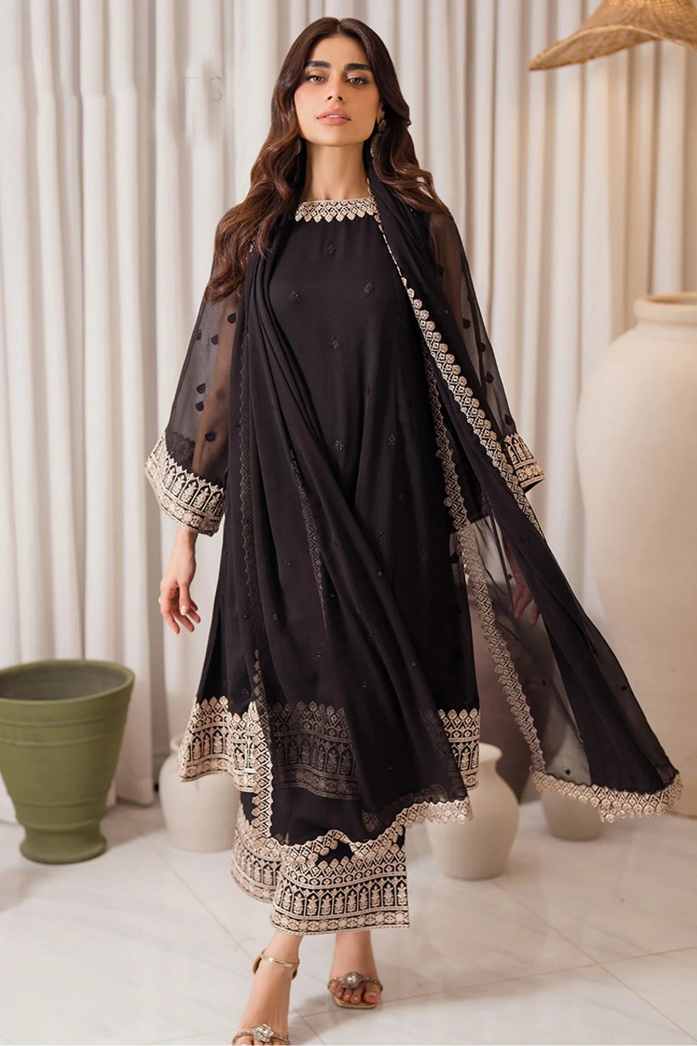 Azure Black Formal Collection Chiffon - Replica