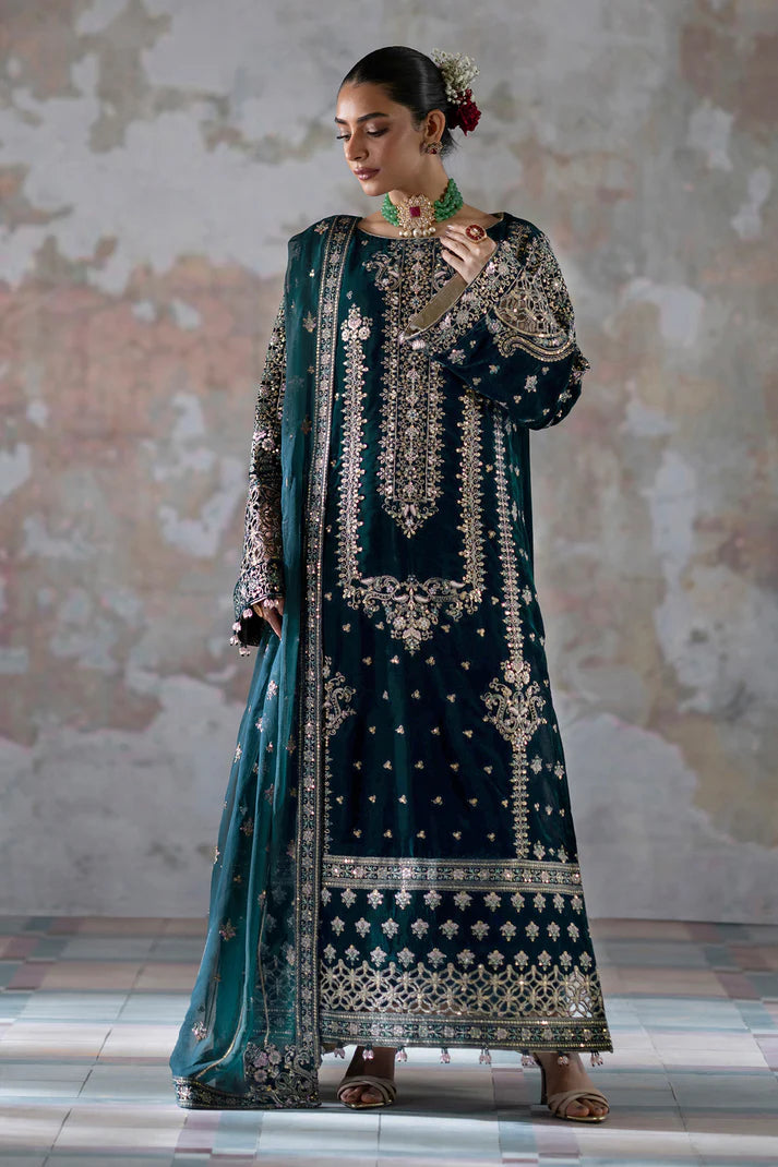 Emaan Adeel Zinc Formal Collection Micro Velvet Replica