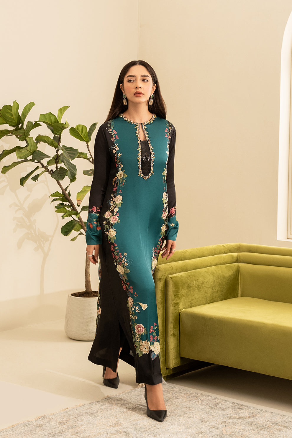 Lulusar Zinc Digital Printed Silk Formal Collection - Replica