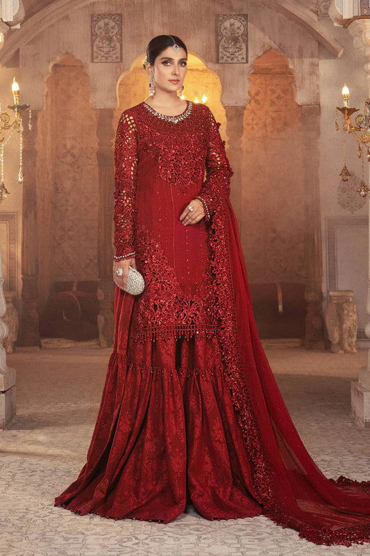 Maria.b Formal Gharara Collection Net Replica